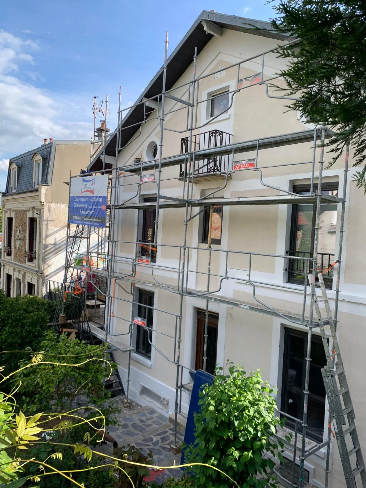 Ravalement façade Draveil 91